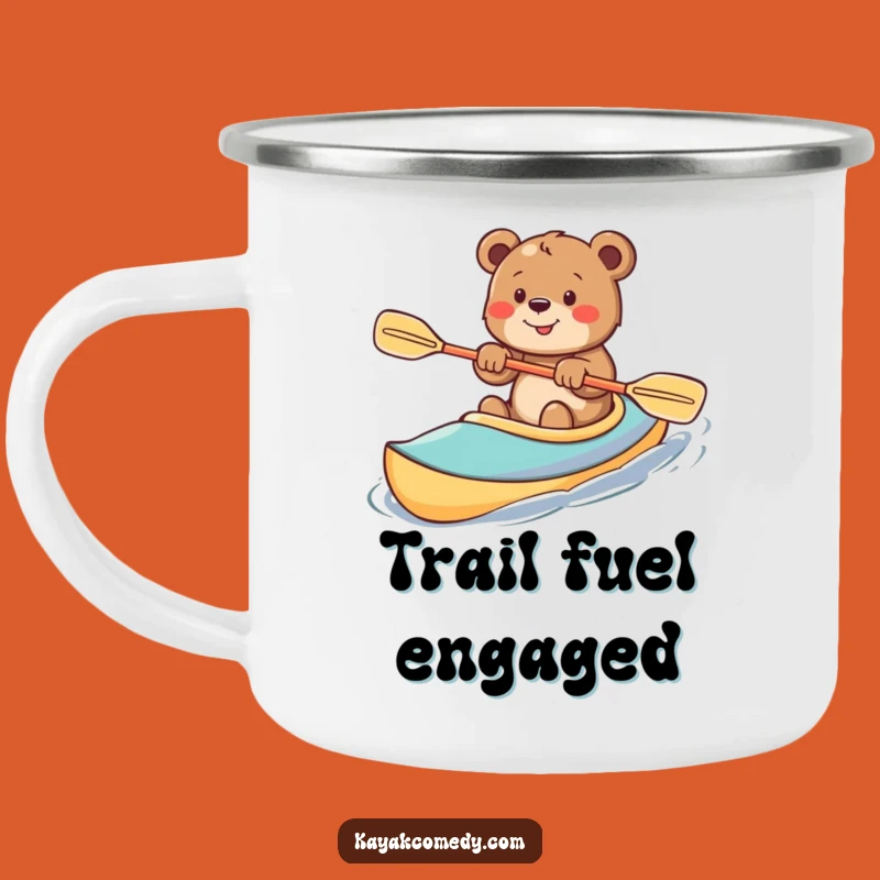 Funny Bear Cub Camp Kayak Mug: Fuel Your Adventures with This Hilarious Mug