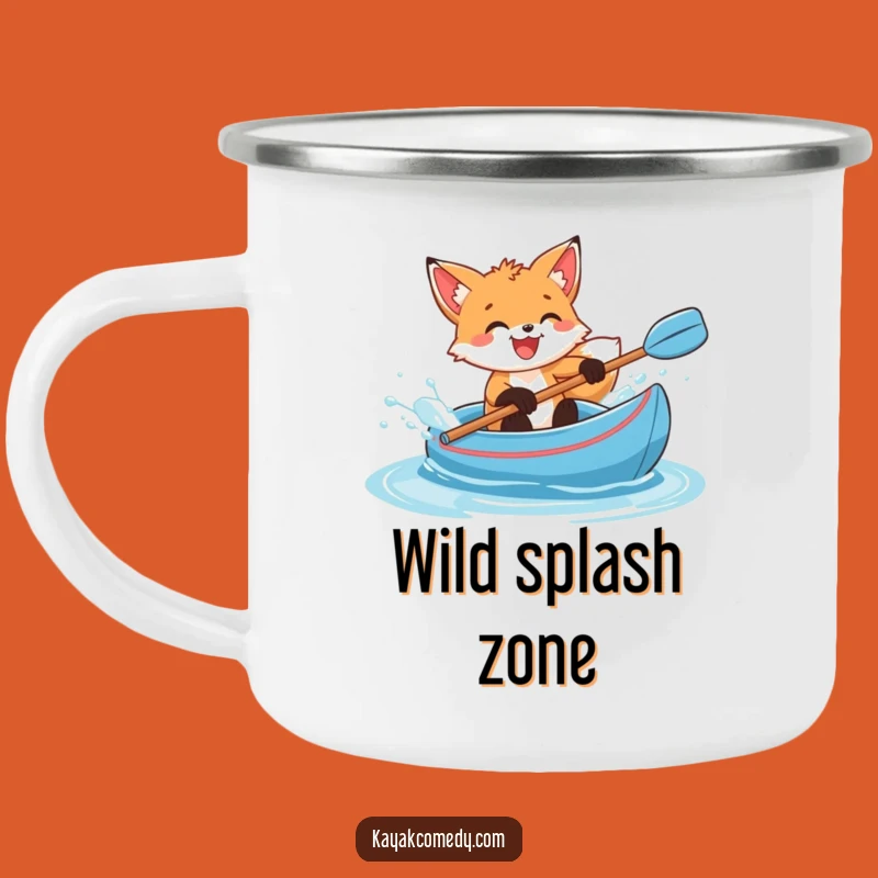 Funny Fox Cub Camp Splash Mug: Fuel Your Adventures with This Hilarious Mug