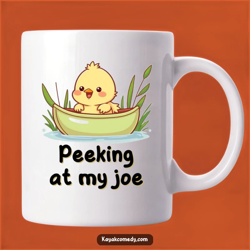 Funny Chick Kayak Mug: Cheerful Adventures and Hilarious Sips for Bird Lovers