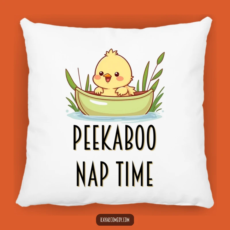 Funny Chick Kayak Pillow: Cozy Comfort with a Splash of Cheer
