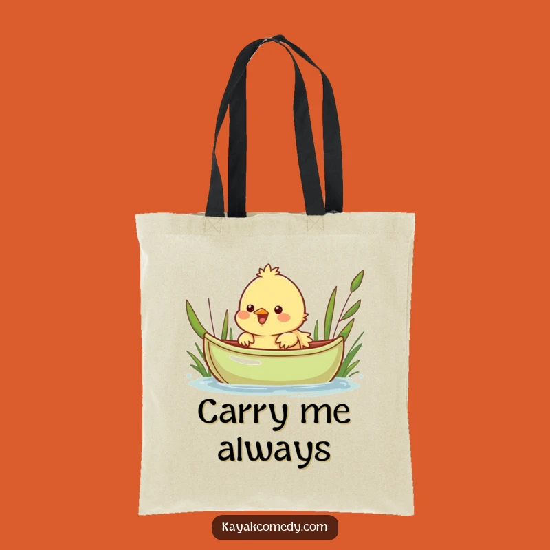 Funny Chick Kayak Tote Bag: Carry Your Cheer and Your Essentials