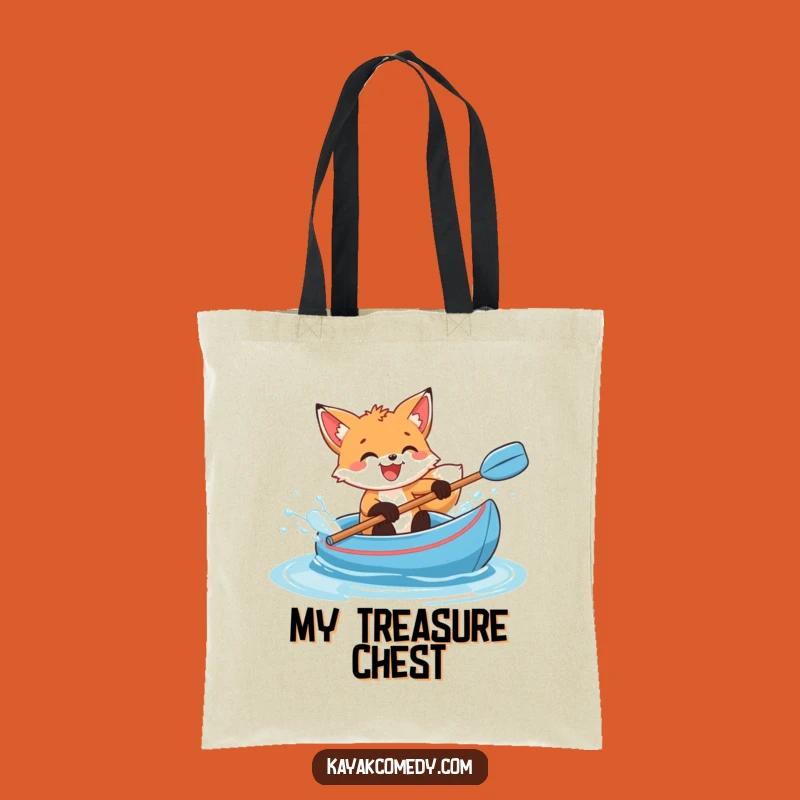 Funny Fox Cub Splash Tote Bag: Carry Your Fun and Your Essentials